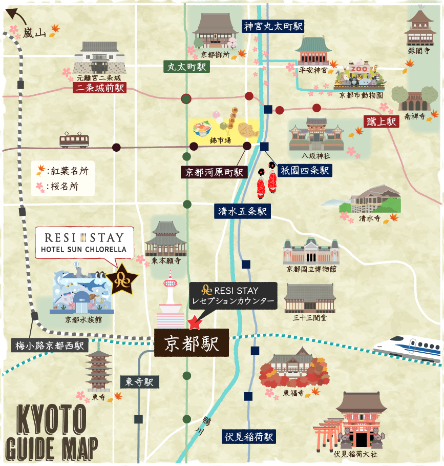 京都観光スポット