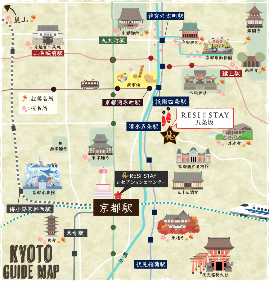 京都観光スポット