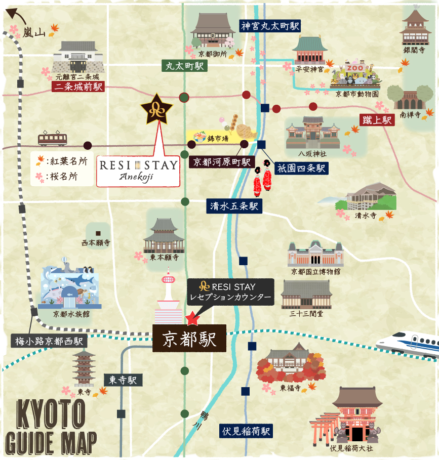 京都観光スポット