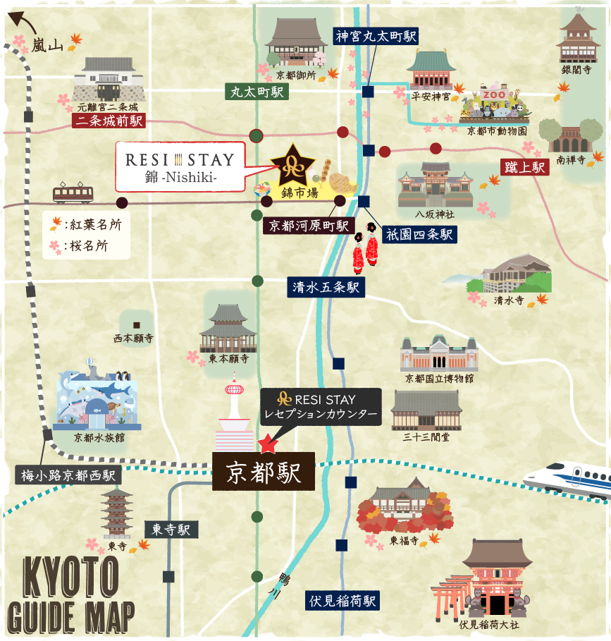 京都観光スポット
