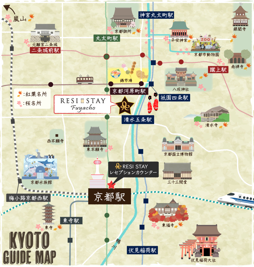 京都観光スポット