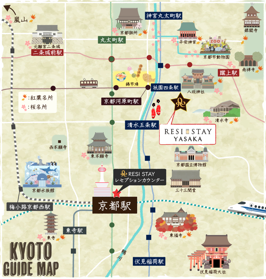 京都観光スポット