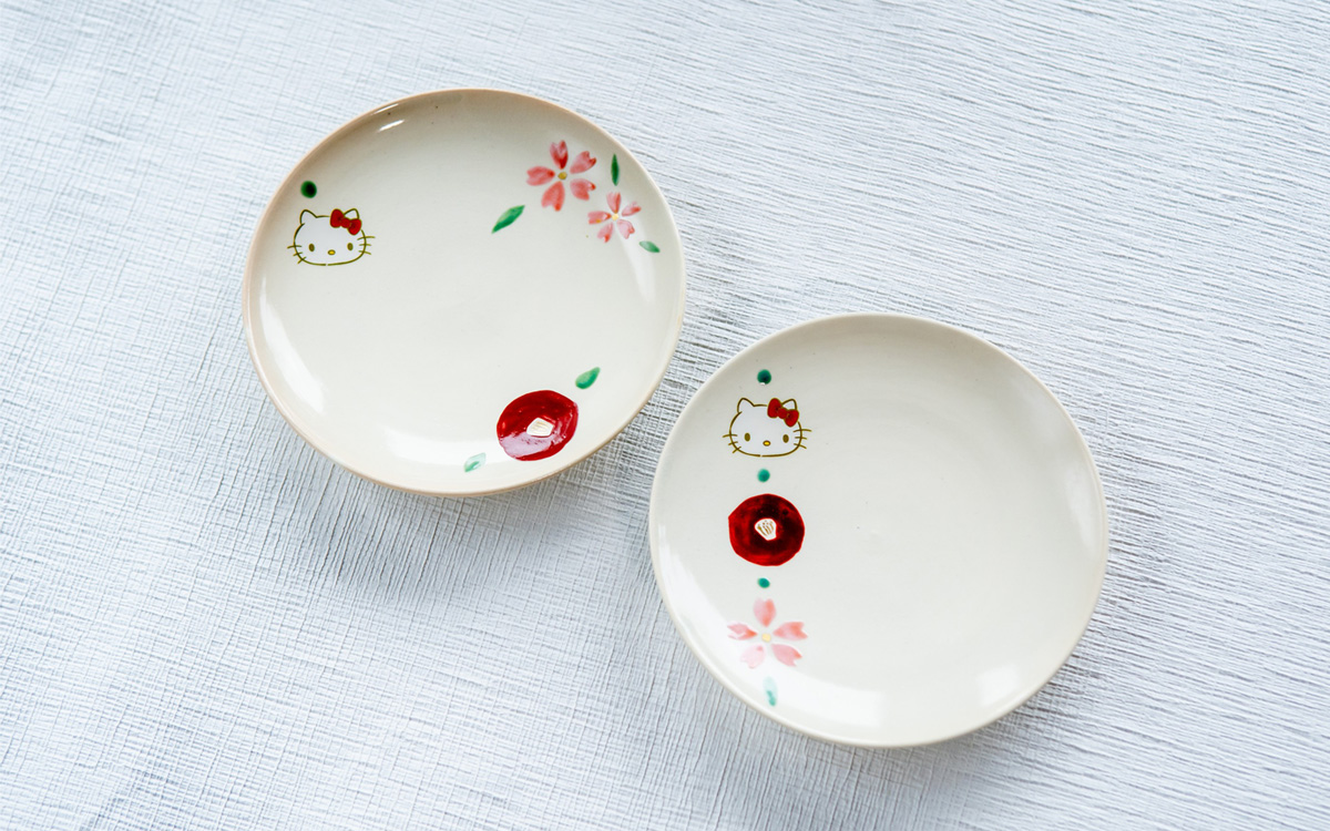 ハローキティ清水焼小皿付プラン♥